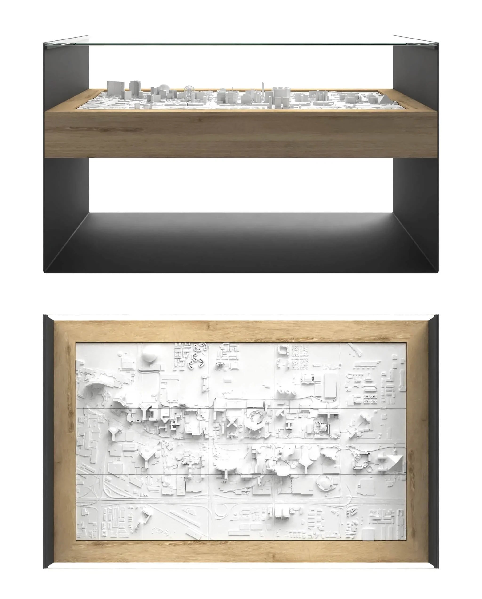 BLOK Wide Coffee Table 3D City Model BLOK, search_hidden - CITYFRAMES