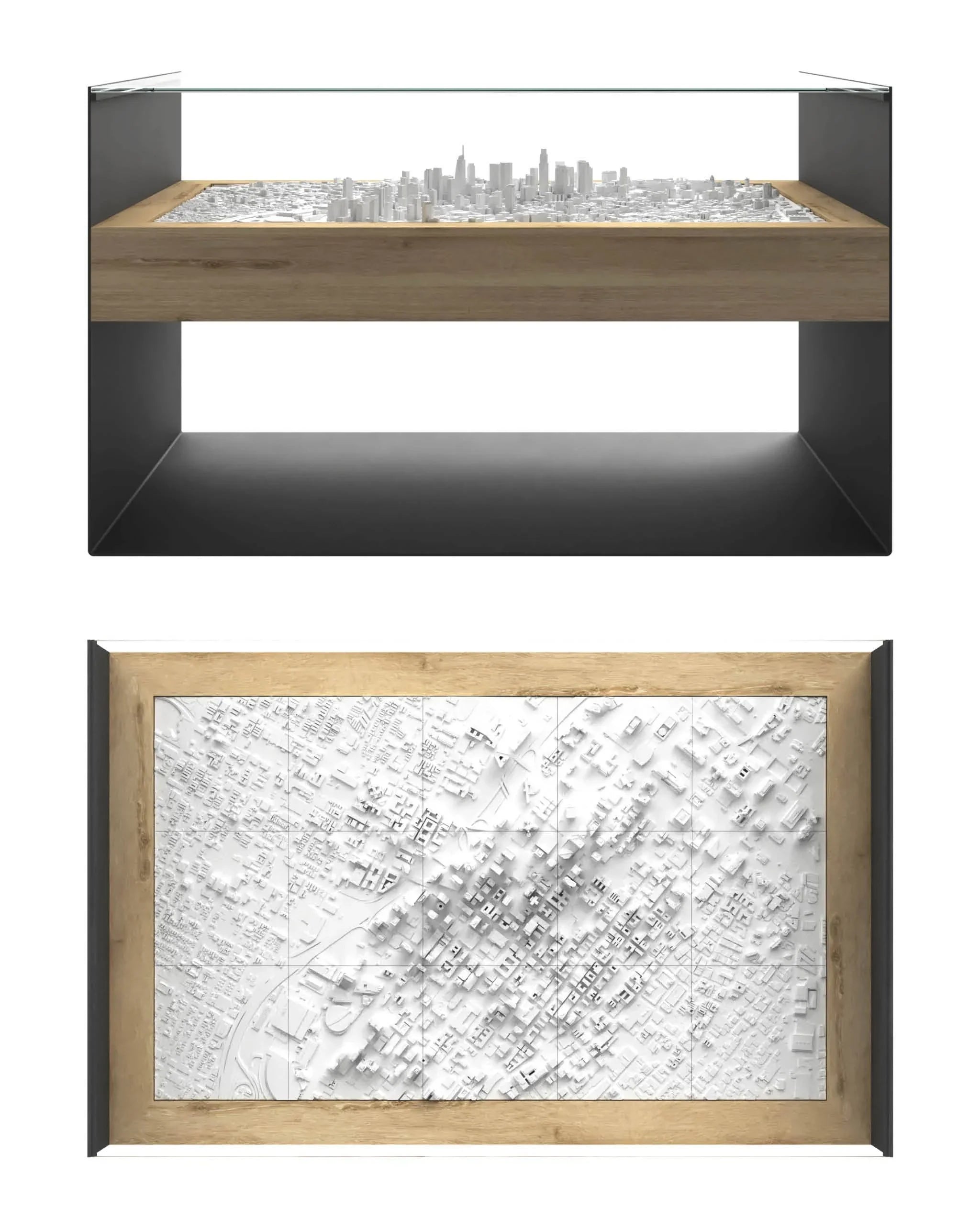 BLOK Wide Coffee Table 3D City Model BLOK, search_hidden - CITYFRAMES