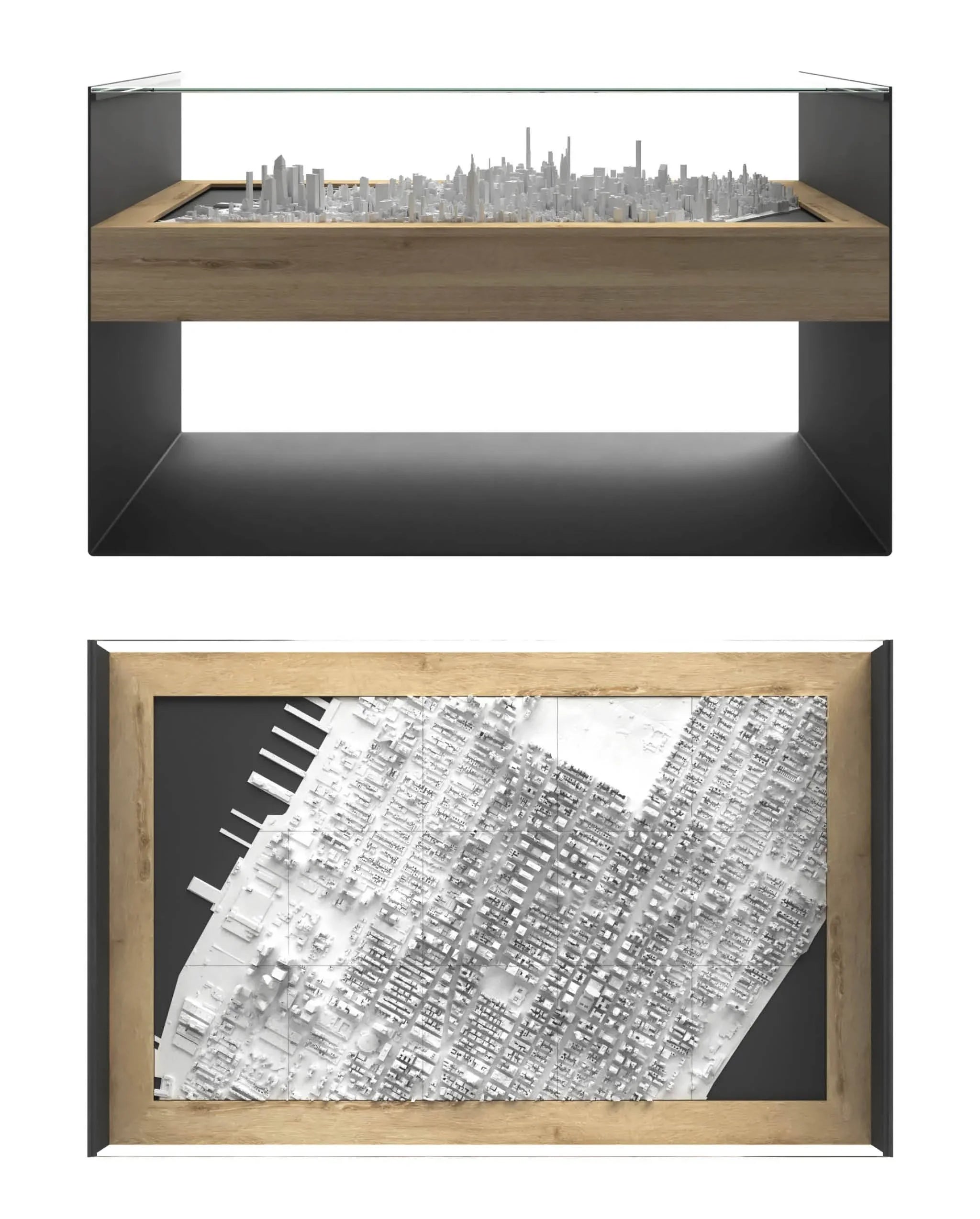 BLOK Wide Coffee Table 3D City Model BLOK, search_hidden - CITYFRAMES
