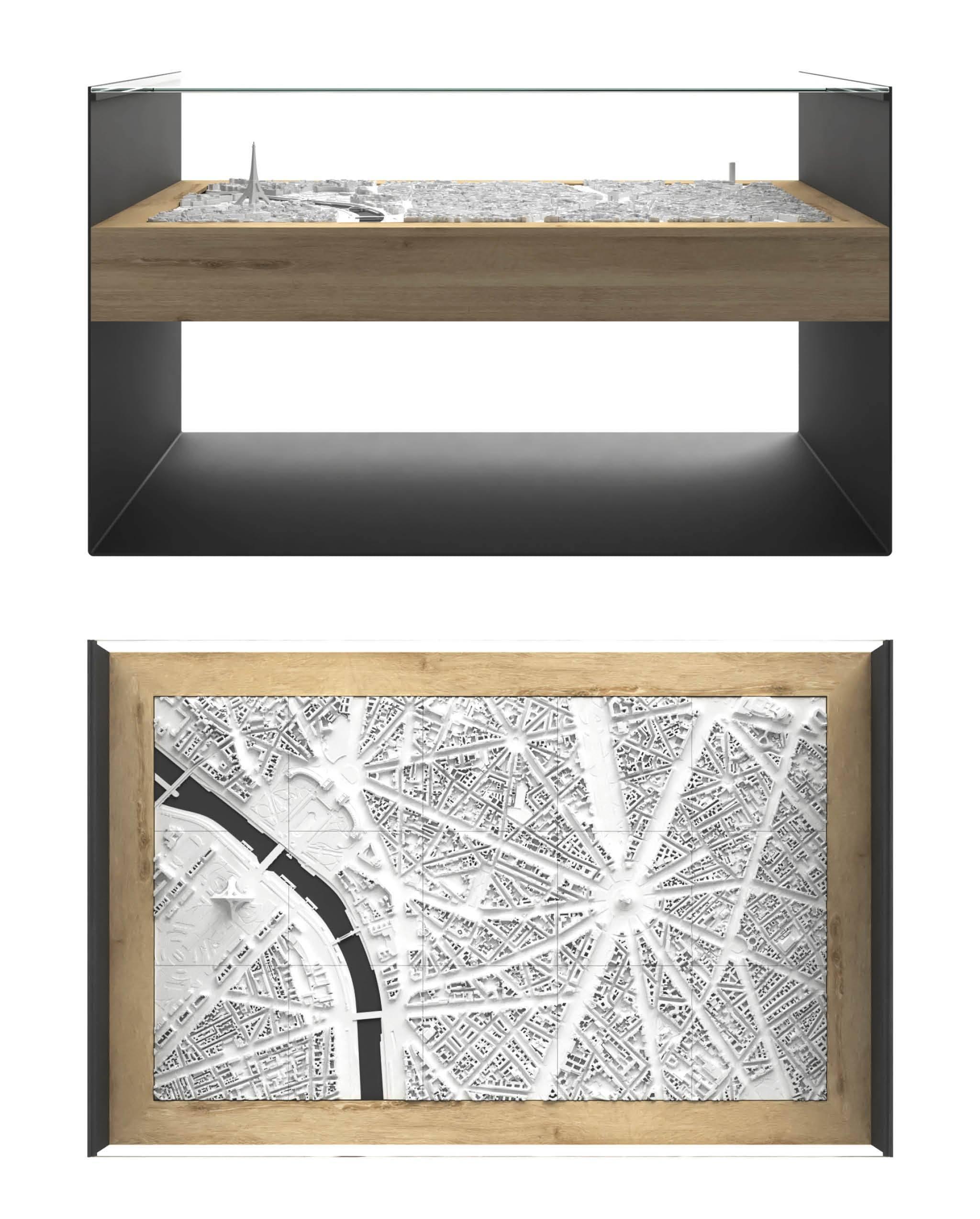 BLOK Wide Coffee Table 3D City Model BLOK, search_hidden - CITYFRAMES