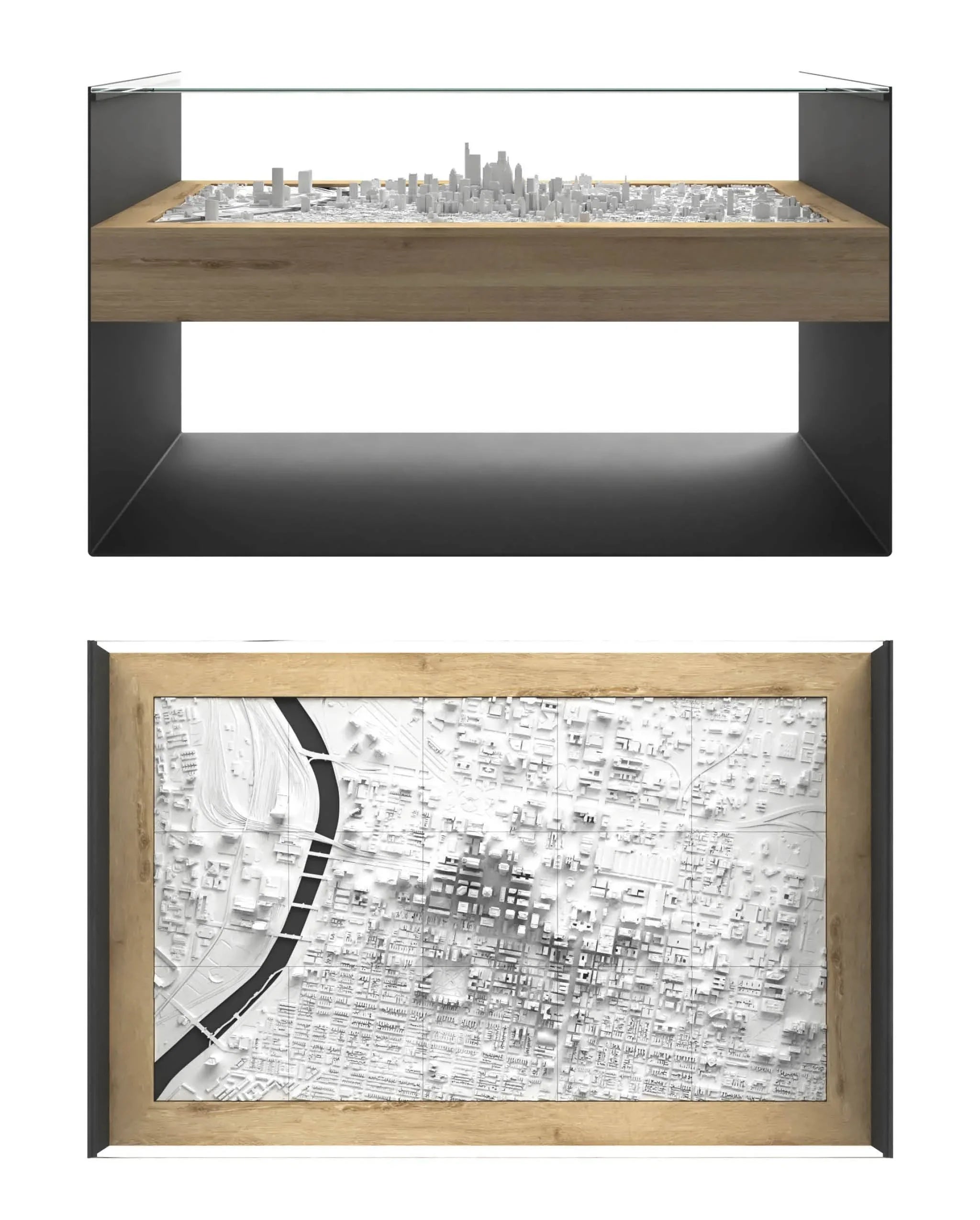 BLOK Wide Coffee Table 3D City Model BLOK, search_hidden - CITYFRAMES