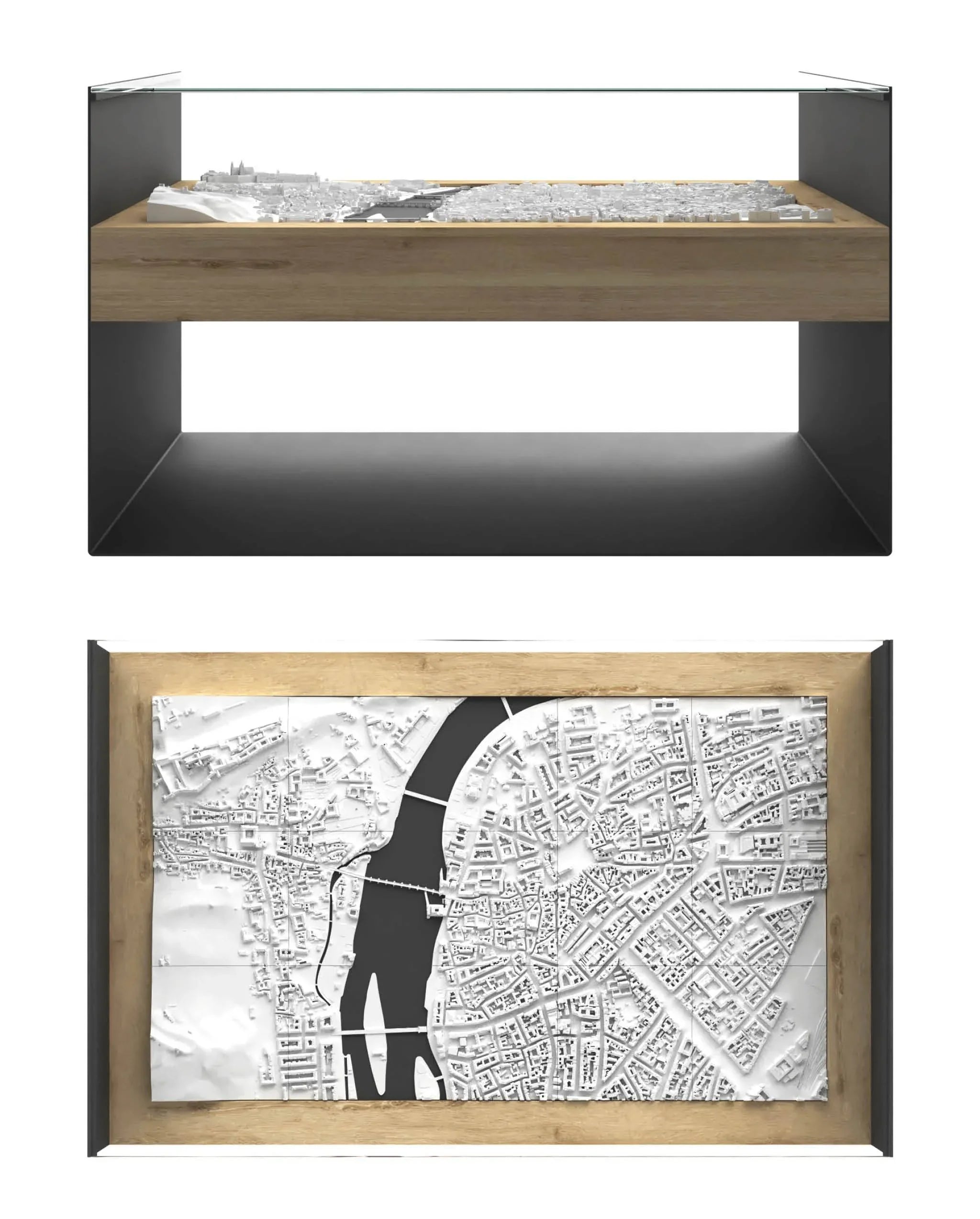 BLOK Wide Coffee Table 3D City Model BLOK, search_hidden - CITYFRAMES