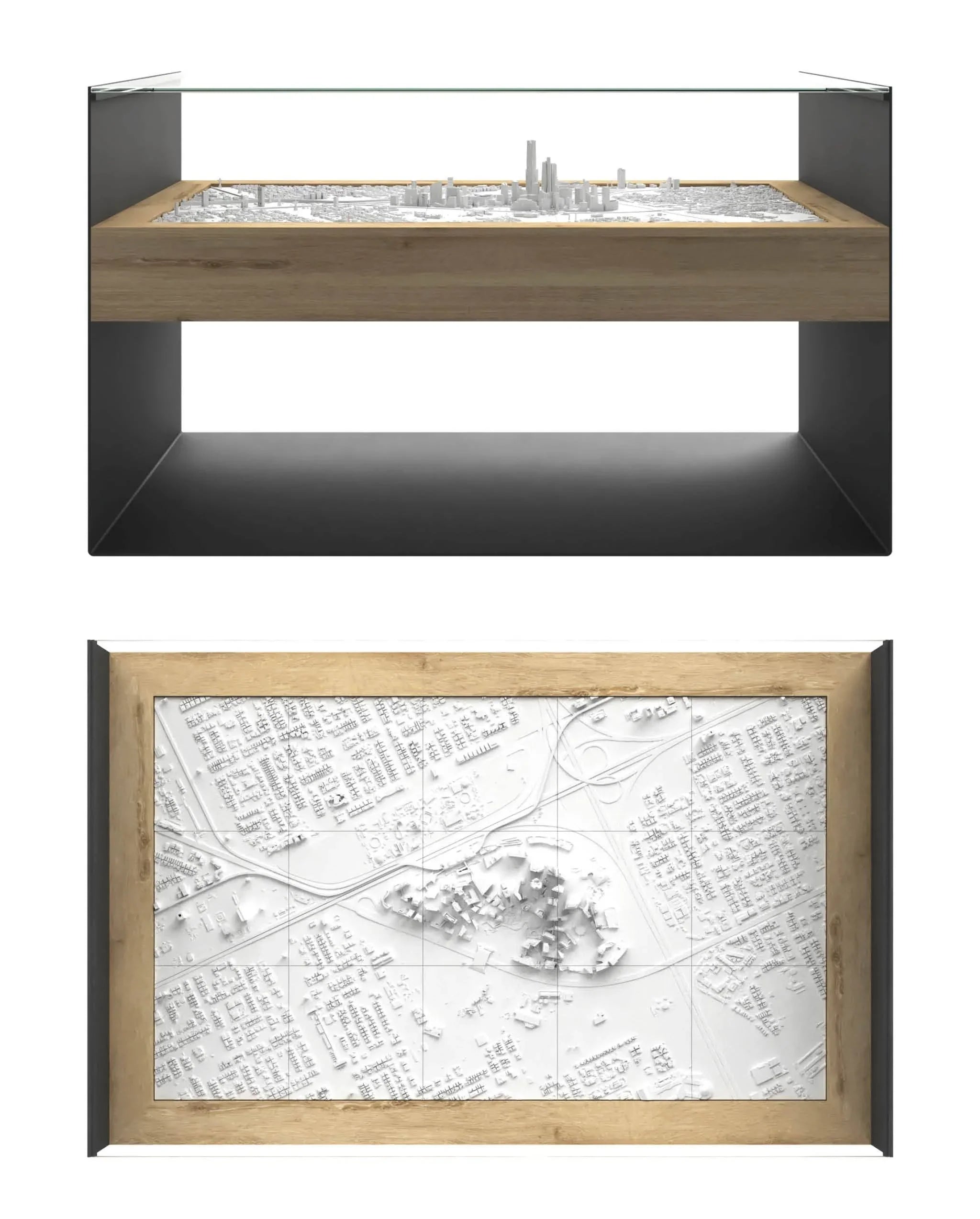 BLOK Wide Coffee Table 3D City Model BLOK, search_hidden - CITYFRAMES