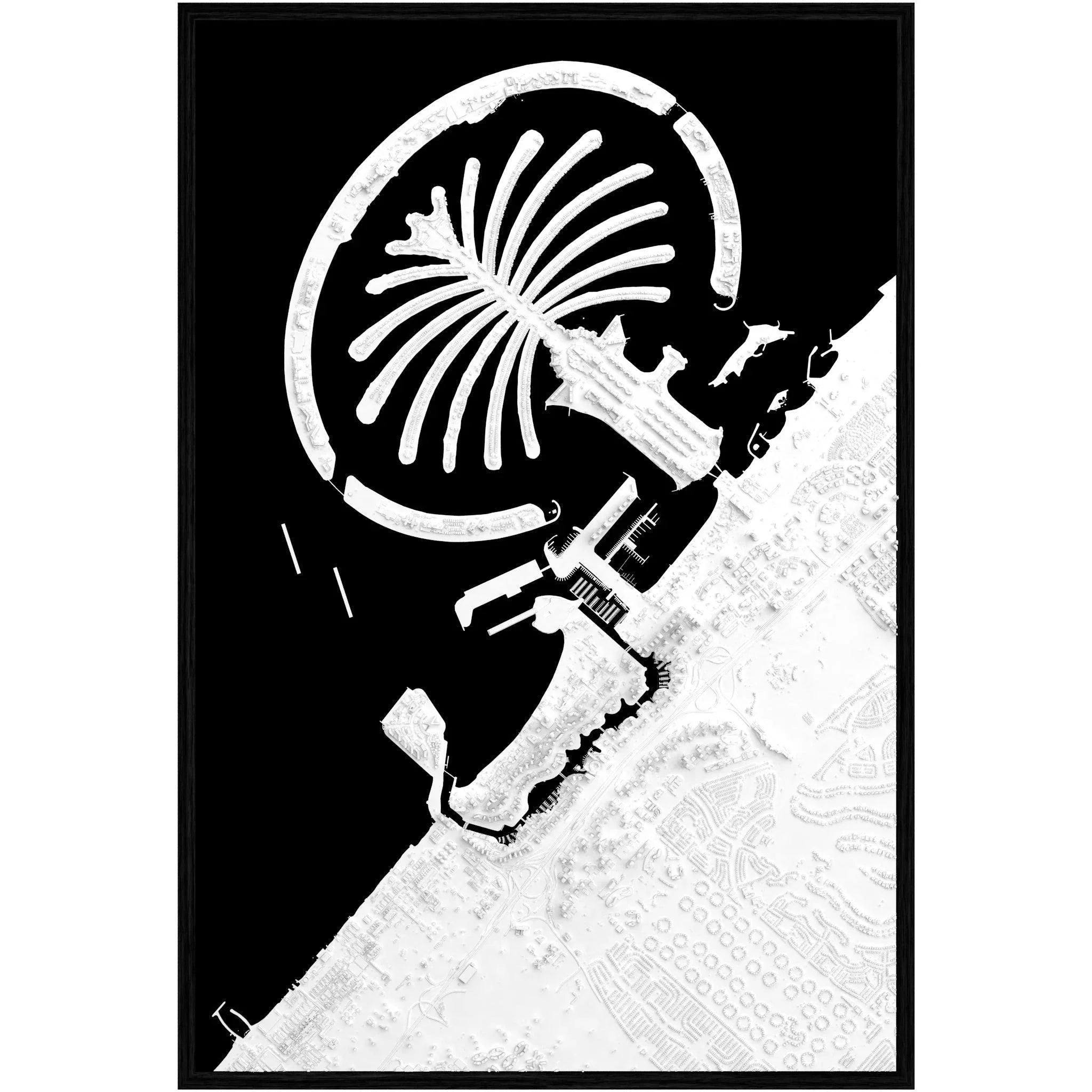 Dubai CITYWALL 3D City Model search_hidden, Wall - CITYFRAMES