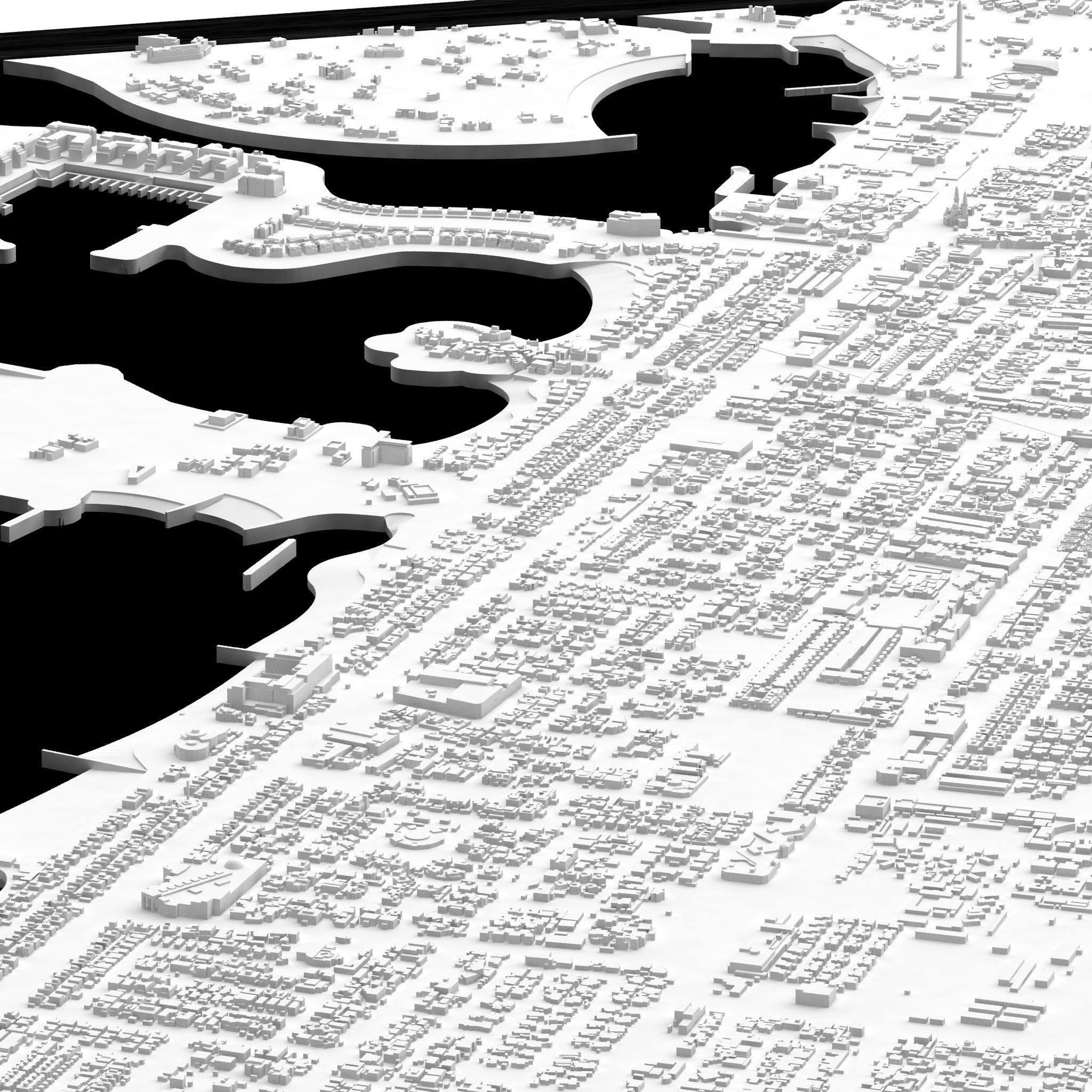 Dubai CITYWALL 3D City Model search_hidden, Wall - CITYFRAMES