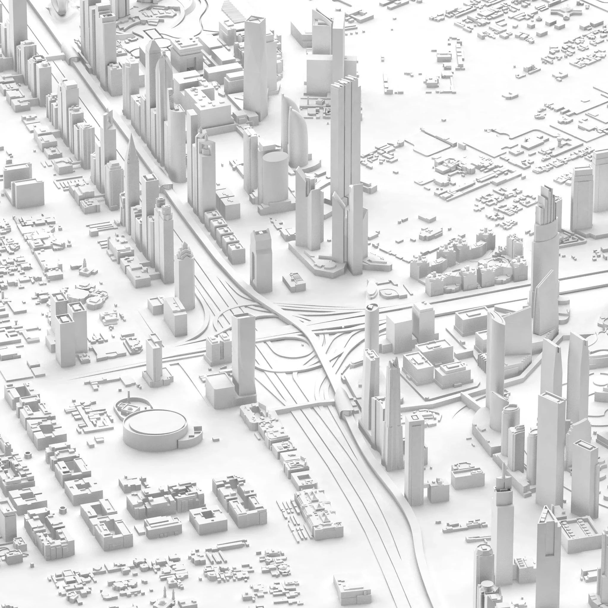 Dubai CITYWALL 3D City Model search_hidden, Wall - CITYFRAMES