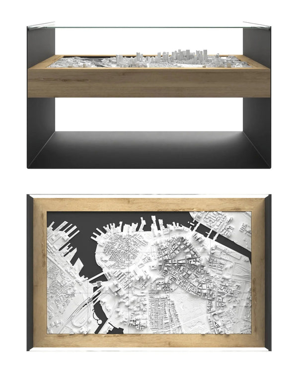 BLOK Wide Coffee Table 3D City Model BLOK, search_hidden - CITYFRAMES